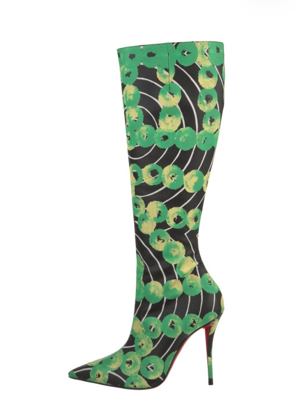 Christian Louboutin printed leather Booties